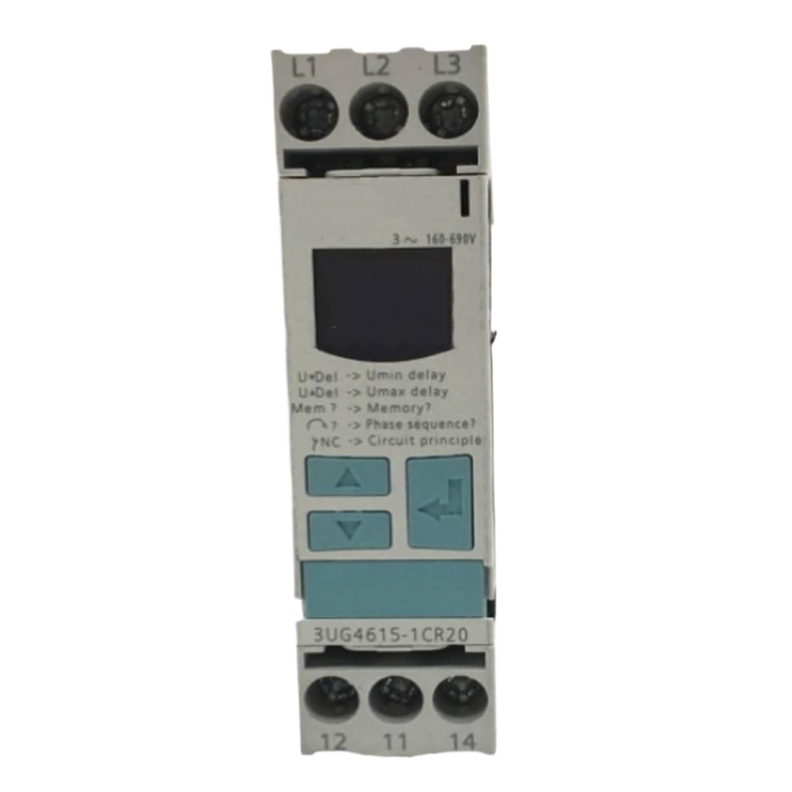 JFQOWCMP 3UG4615-1CR20 3UG46151CR20 Screw Digital Relay for 3-Phase Supply Voltage connectable