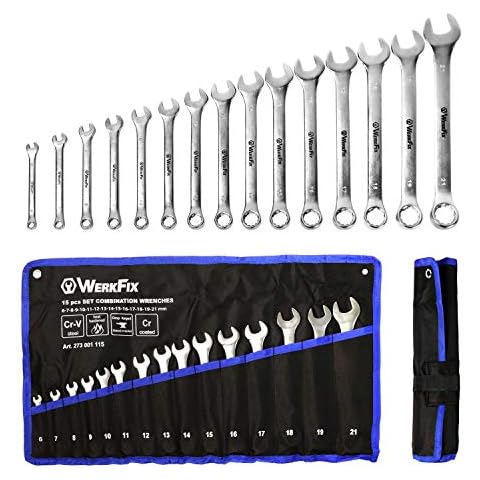 Juego de Llaves Combinadas WerkFix 15 piezas Cover