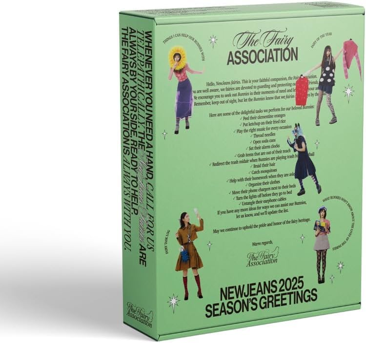 Newjeans 2025 Season's Greetings the Fairy Association with Tracking New Jeans + Extra photocards
