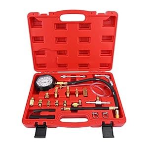 Brandstofdruktester, koperlegering TU-114 + rubber benzine manometer testapparaat diagnosegereedschap voor…