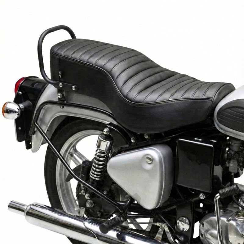 Image of Neodrift Premium Bike Seat Cover for Enfield Hunter 350 /650 (All Black)
