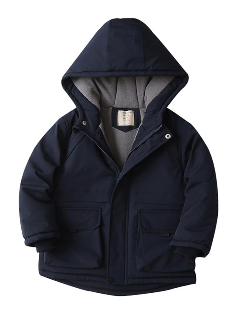 Boys Girls Winter Outwear Coats, Kids Warm Outfits,Windproof Jacket for Toddler 1-8Y
