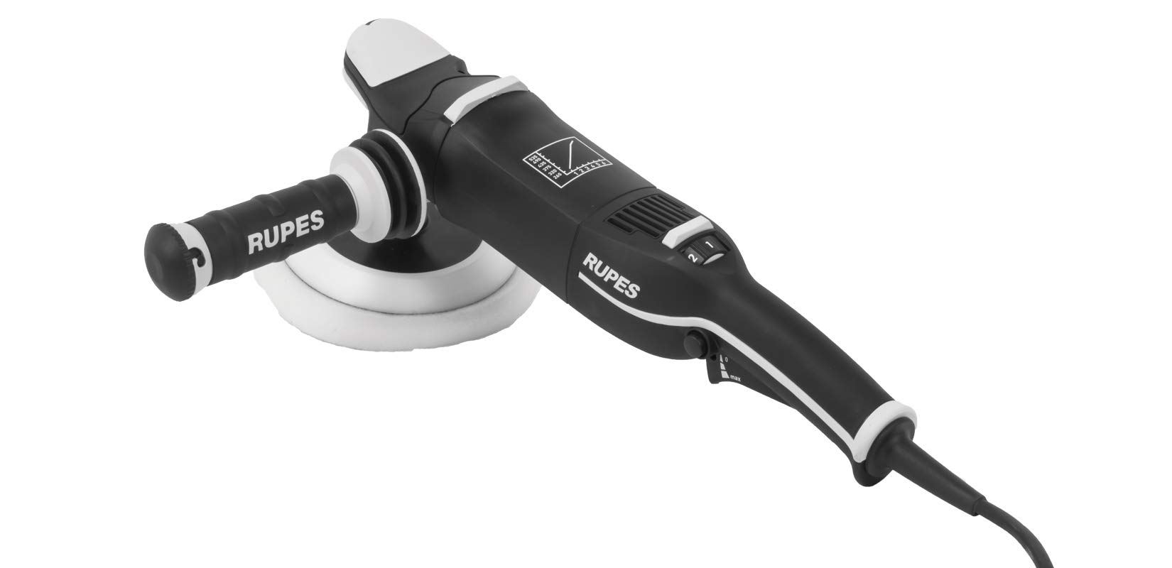 Rupes BigFoot® LH19E/DLX - Pulidora giratoria en ángulo (diámetro 150 mm, placa de apoyo)