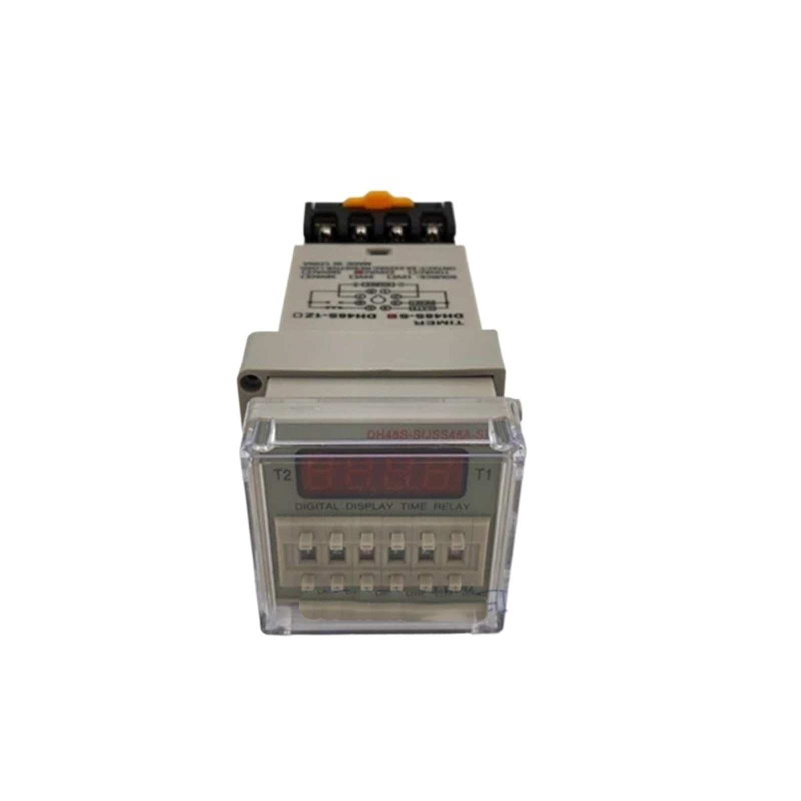 Relé/temporizador de tiempo de ciclo de repetición DH48S-s con zócalo(12VDC)