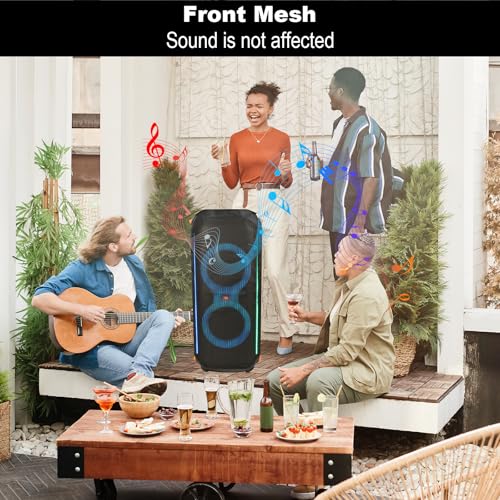 Image of Mesh Speaker Cover for JBL PartyBox 710 Party Speaker, Slip Cover Protective Sleeve Case Speaker Replacement Cover Accessories for PartyBox 710