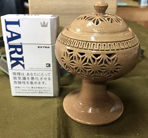 Amazon｜香炉 黒薩摩香炉 ちとせ窯 有水武則 647｜仏壇用香炉