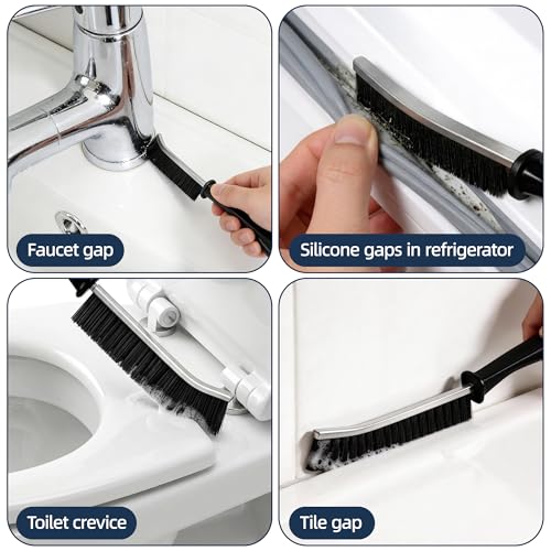 Image of 12-51'' Telescopic Window Squeegee for High Windows, 2-in-1 Window Cleaning Kit with Extra Silicone Blade & Hook, Professional Squeegee for Shower Glass Doors (Window Squeegee Set)