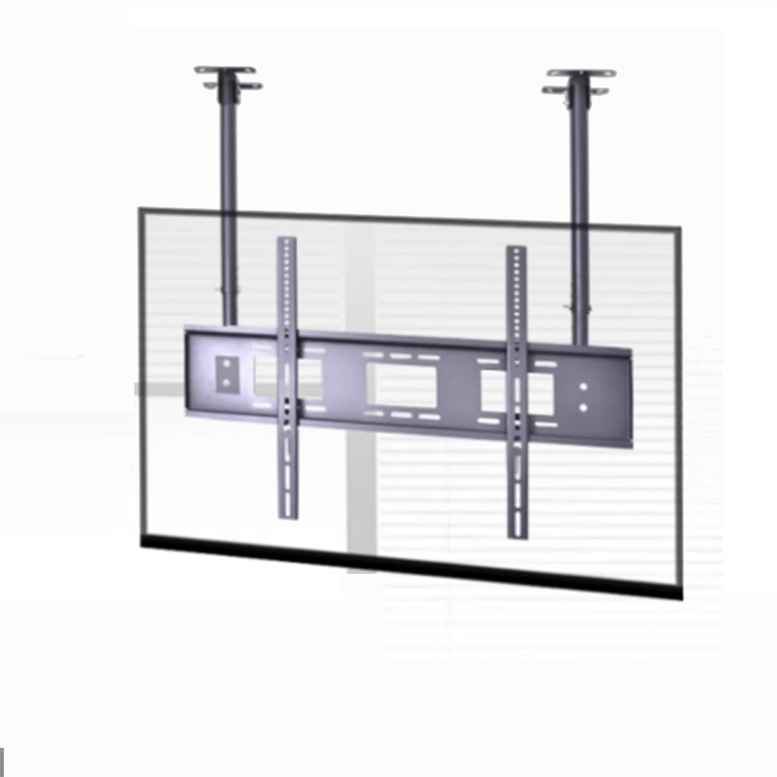 Support de plafond réglable robuste et inclinable VESA 800 x 400 mm