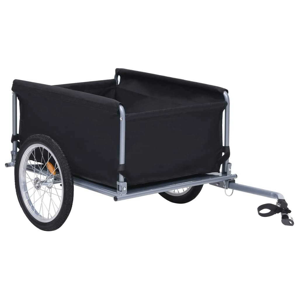 Rimorchio da bicicletta 65 kg nero e rosso 02_0004493