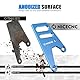 NICECNC Heel Guards Cover Compatible with 690 Enduro 2008, Heel Guard Luggage Rack Compatible with Husqvarna 701 Enduro 2016-2021, See Fitments, Blue