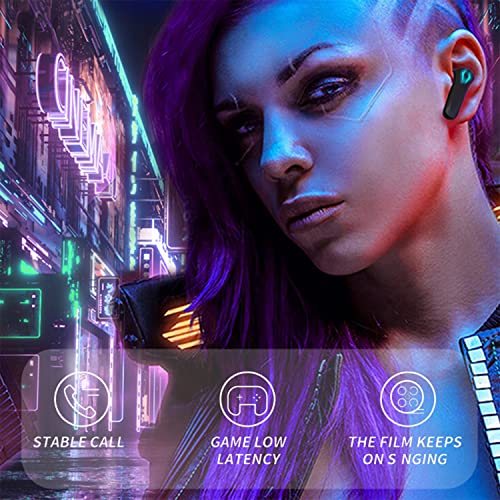 Whitor Wireless Gaming Headset, Real Game In-Ear Headset, Bluetooth Headset Touch Control, 10M Effective Connection, Headset Noise Reduction And Own Led Light, Long Game Time #TOP6