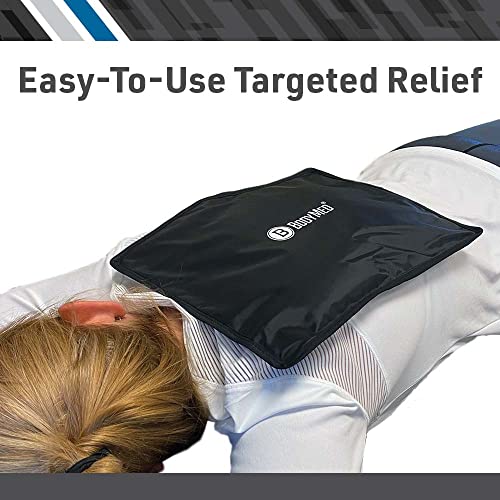 Image of BodyMed Reusable Gel Ice Pack Cold Compress (2-Pack) for Back, Shoulder, Neck, & Knee - Professional Grade Cold Therapy for Injuries, Aches, Swelling, Bruises, Sprains - 12 in. x 7 in. (Half)