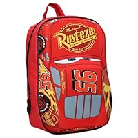 Disney 760-8462 \"Piston Cup Champion Cars Lightning McQueen 3D Effect Backpack, 31 cm