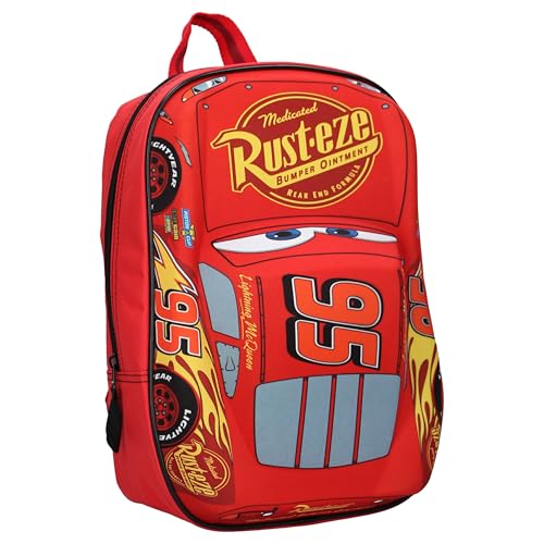 Disney 760-8462 Piston Cup Champion Cars Lightning McQueen 3D Effekt Rucksack, 31 cm Disney 760-8462 Piston Cup Champion Cars Lightning McQueen 3D Effekt Rucksack, 31 cm