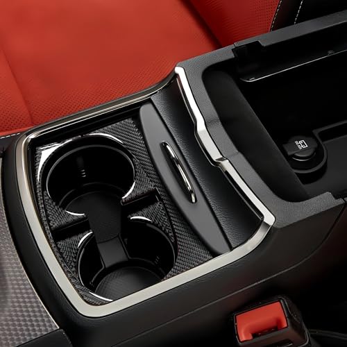 Cadre support verre console Dodge Charger 2015-2023 insert carbone - 3