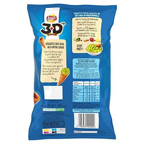 Lay' 3d' bugles biscuit apéritif goût nature - vue 6