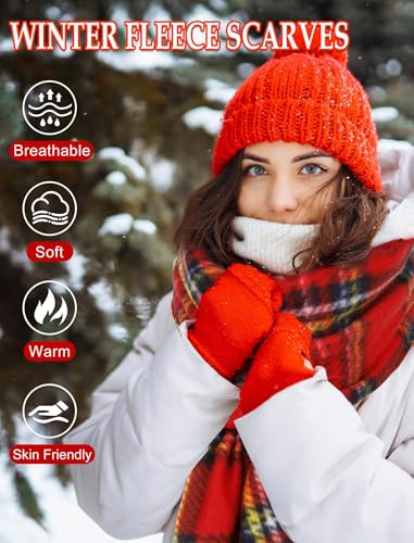 36 Pack Winter Scarves plaid scarf Warm Winter Scarf Bulk for Men Women Homeless Care Christmas4