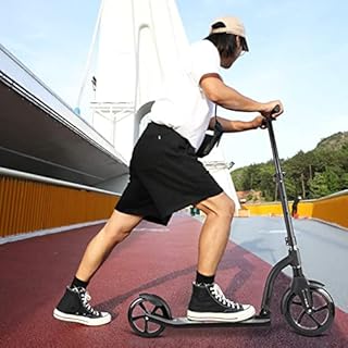 Hover Electric Scooter X Tire Pride Electric Mobility Scooter Charger Scooter for Adults and Teenagers, Folding Kick Scooter with Adjustable Handlebar Scooters Hover Shoes Adults (Black, 1081)