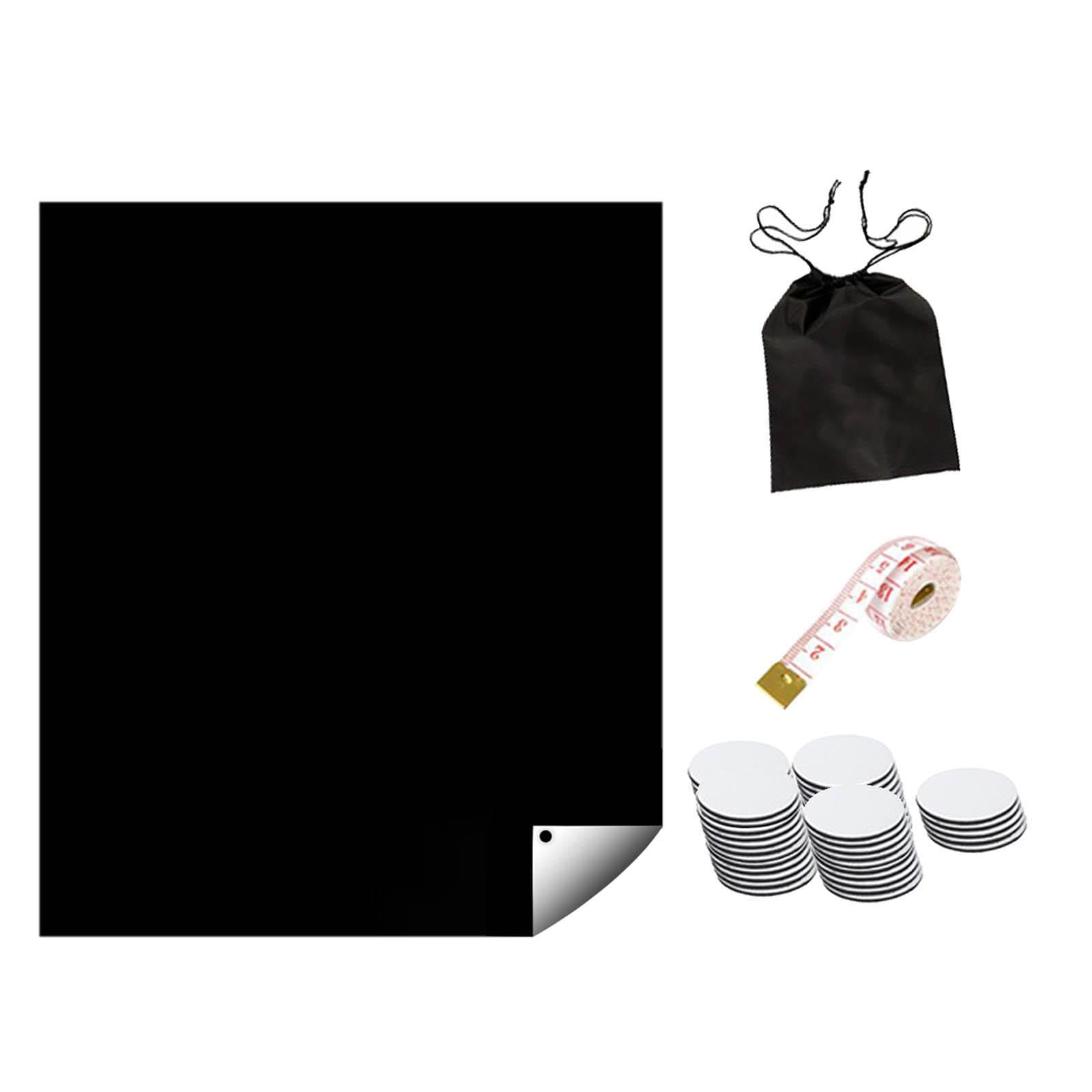 Blackout Shade Privacy Heat Resistant Cut to Any Size/Shape Blackout Curtain 145cmx200cm-image-39