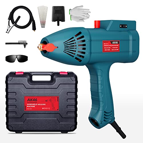 Welding machine handheld | 110V IGBT Digital Stick Welder，Portable welder machine with Complete Accessory Set & Carrying Case