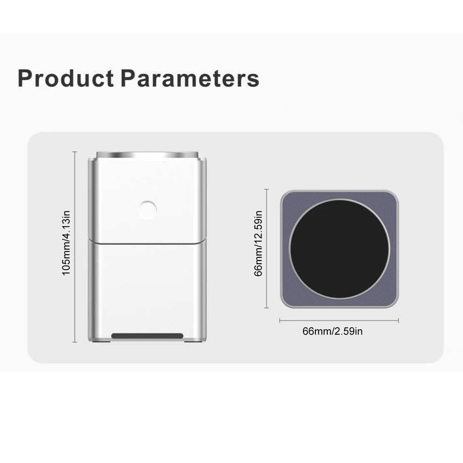 Dock ricarica magnetico Rotazione automatica Ricarica rapida da 15 W Supporto ricarica da tavolo compatibile per telefoni Auricolari Orologi Caricabatterie per telefoni