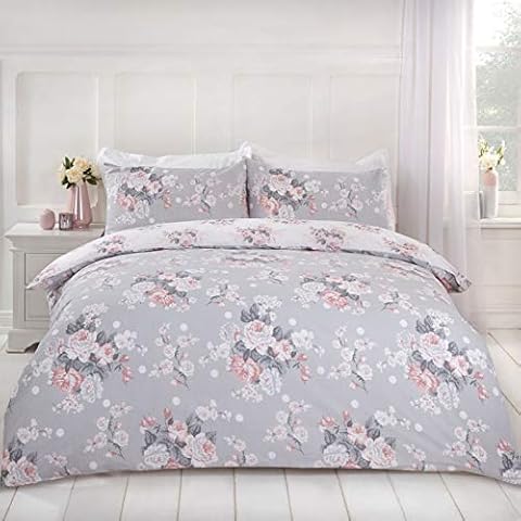 Dreamscene English Rose Duvet Cover Set Cover