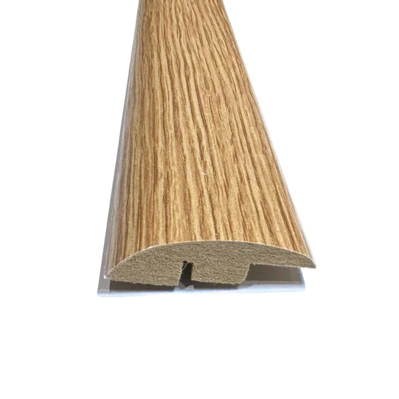 Louisiana Oak Laminate & Wood Flooring Section Transition Bar MDF Threshold Strip Ramp Edge Profile Door Trim Moulding Oak (1, 2400mm (7ft 9"))