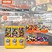 VBENLEM Triple Head Candy Vending Machine, 1-inch Gumball Vending Machine, Commercial Gumball Vending Machine with Stand and Adjustable Candy Outlet Size, Candy Vending Machine for Home, Gaming Stores