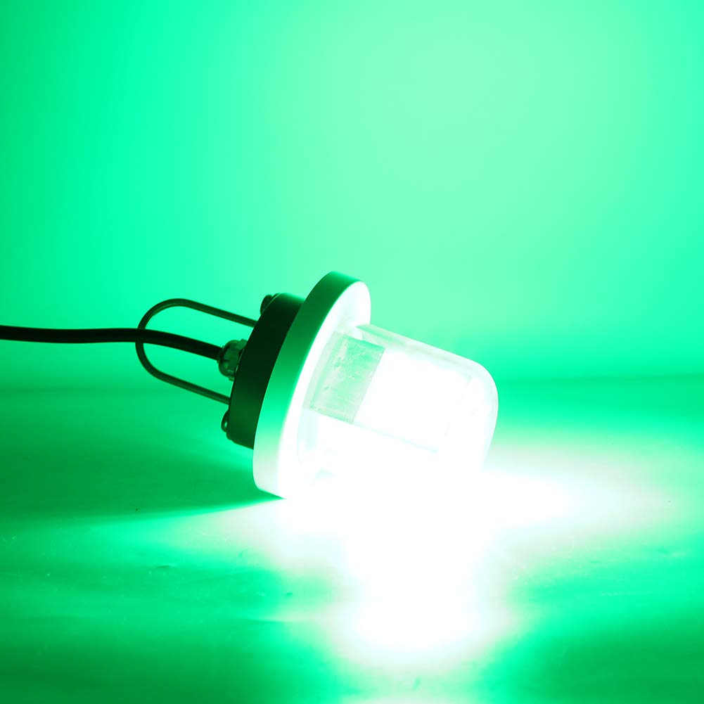 Światło wędkarskie, 30 W LED podwodne światło wędkarskie 18000 lm zielone zatapialne akcesoria do przyciągania ryb