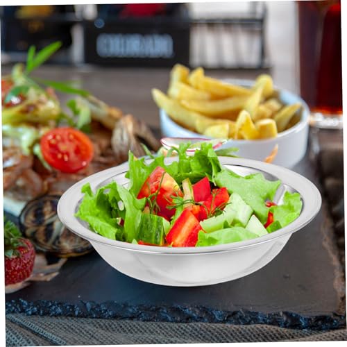 Alipis 6pcs Tazones Mezcladores de Acero Inoxidable miniatura 6
