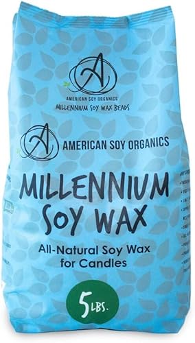 American Soy Organics Millennium Wax - Cera de soya natural para fabricaciĂłn de velas American Soy Organics Millennium Wax - Cera de soya natural para fabricaciĂłn de velas