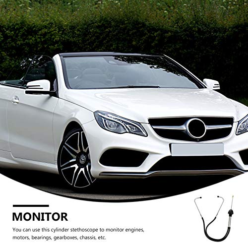 Healifty Cilinder Stethoscoop Auto Interne Cilinder Stethoscoop Geluidsdetectie Reparatie Tool (Zwart) - Image 7