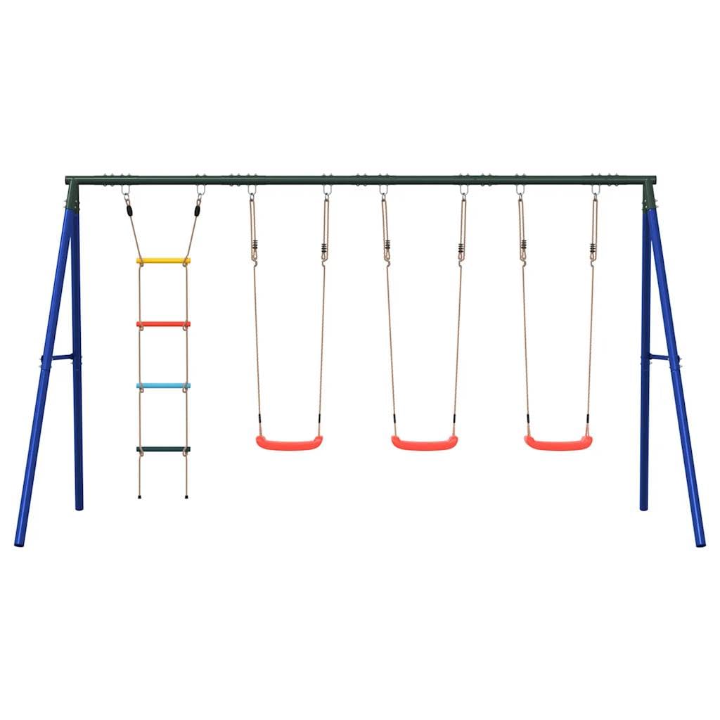 Juego de exterior con columpios y escalera