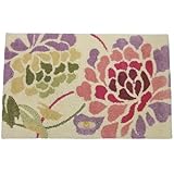 スミノエ ミラショーン 玄関マット MSニューピオニー 70×120cm アイボリー 14341794