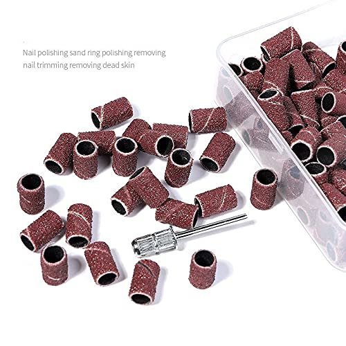 10 Pezzi Tappi Levigatura Per Unghie - Per Trapano Manicure, Diverse Granulometrie, Con Albero - Foto 8