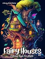 Enchanted Fairy Homes Coloring Book for Adult: Magical Fantasy Fairy Houses, A Coloring Book of Whimsical Black Line and Grayscale Images, Best for Relaxation and Relief Stress B0BW2RVQRG Book Cover