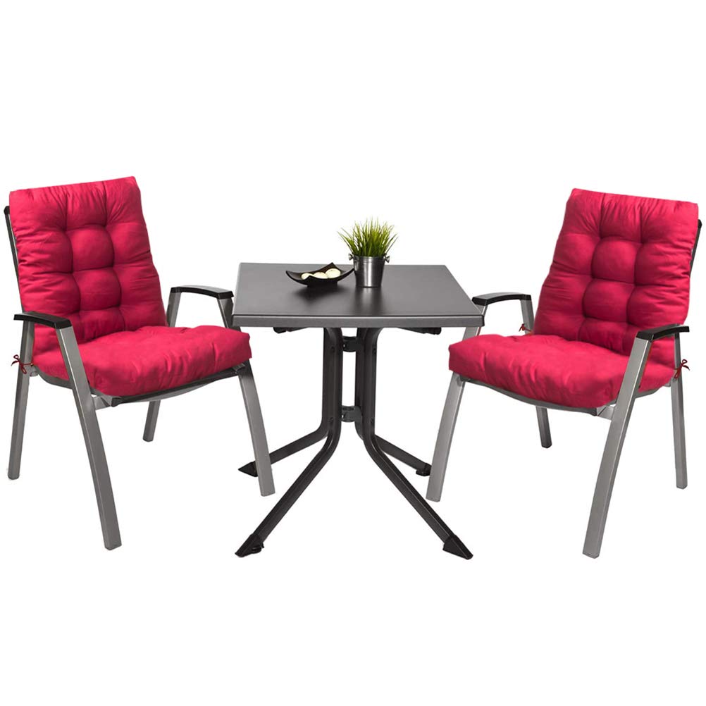 Mify 2 pcs/set Seat Pad Soft Chair Cushion Thick Seat Cushion Rattan Chair Sofa Cushion Garden Chair Cushion Back and Bottom - Image 2