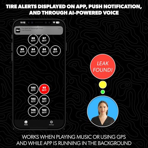 TireMinder Smart TPMS with 10 Transmitters