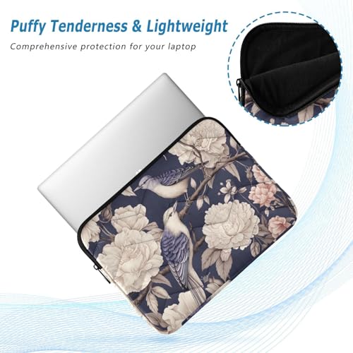 Funda para portátil 13-14 pulgadas impermeable con diseño floral miniatura 5