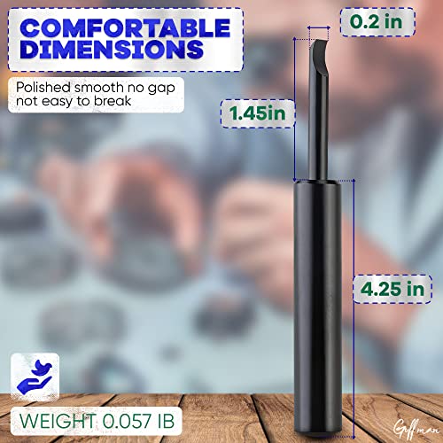 Guffman 1Pcs Watch Back Remover Tool - Watch Adjustment Tool Kit Mini Pry Bar Watch Screwdriver Set Watch Link Remover Tool For Watches - Guffman Watch Repair Tools Pry Tool Black Watch Tools Case Back Opener thumb #1