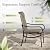 Sophia & William Patio Dining Set Outdoor Dining Set for 6 Patio Table and Chairs Set Patio Set with Fixed Patio Chairs and 60"x 38" Metal Table for Lawn Garden Pool All Weather Brown
