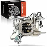 A-Premium 2 Barrel Carburetor Compatible with Toyota Corolla 1984-1987, 2E Corolla 1985-1999, Tercel/Corsa/Starlet 1984-1990, 1.3L 1.5L 1.6L 1.8L, Replace# 2110011190, 2110011191, Mechanical Choke