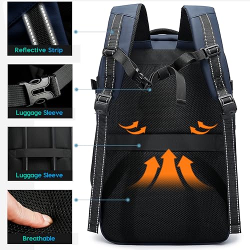 Image of BANGE Sleek Fashion Backpack Combines Anti-Theft Security with Lightweight Comfort for Trendy Travelers