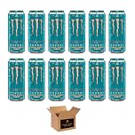 Monster Energy Drink Flavours | Juiced, Zero Sugar, Ultra, Monarch, Fiesta Mango, Strawberry Dreams, VR46, Punch | High Caffeine Sports Energy Drink (Ultra Fiesta Mango - 500ml x 12Pack)