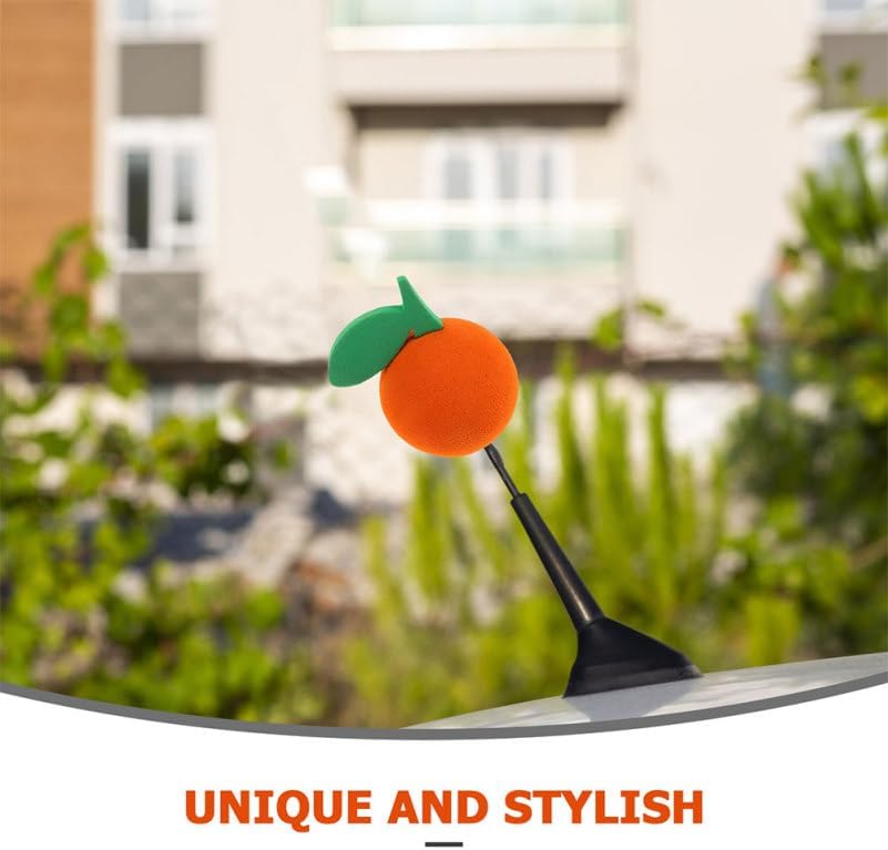 3Pcs Car Antenna Ball Decorations Cute Exterior Toppers for Vehicles Trucks Suvs Easy Installation Weather Resistant