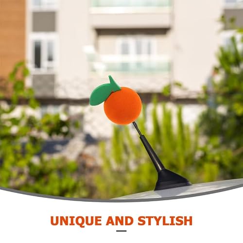 BRIGHTFUFU 3pcs Cute EVA Foam Car Antenna Toppers Exterior Decorations for Cars Trucks Suvs Fit Easy Installation Vehicle Accessories