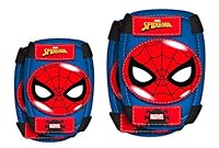 STAMP SM250094 - ELLBOGEN und KNIESCHÜTZER - SPIDERMAN, Blau & Rot
