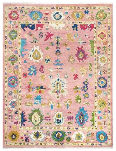 Lush Rugs Oushak Soft Pink