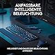 Logitech MX Keys S Plus kabellose Tastatur, Low Profile, Fluid Quiet Typing, Programmable, Backlighting, Bluetooth, Rechargeable, für Windows PC/Linux/Chrome/Mac- Graphit, Deutsches QWERTZ-Layout