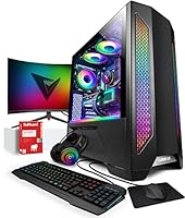 Vibox VIII-16 Gaming PC SG-Series - 24" 144Hz Curved Monitor-Paket - Intel i9 11900F Prozessor - RTX 3090 24GB Grafikkarte - 32GB RAM - 1TB NVMe M.2 SSD - Windows 10 - WiFi